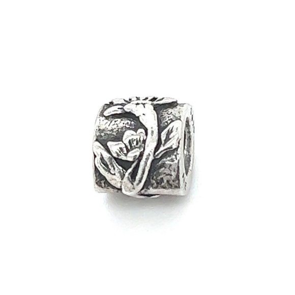 Pandora Authentic Retired filigree Floral charm - Picture 2 of 4
